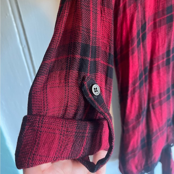 Red checkered Ransom Shirt - Picture 4 of 4